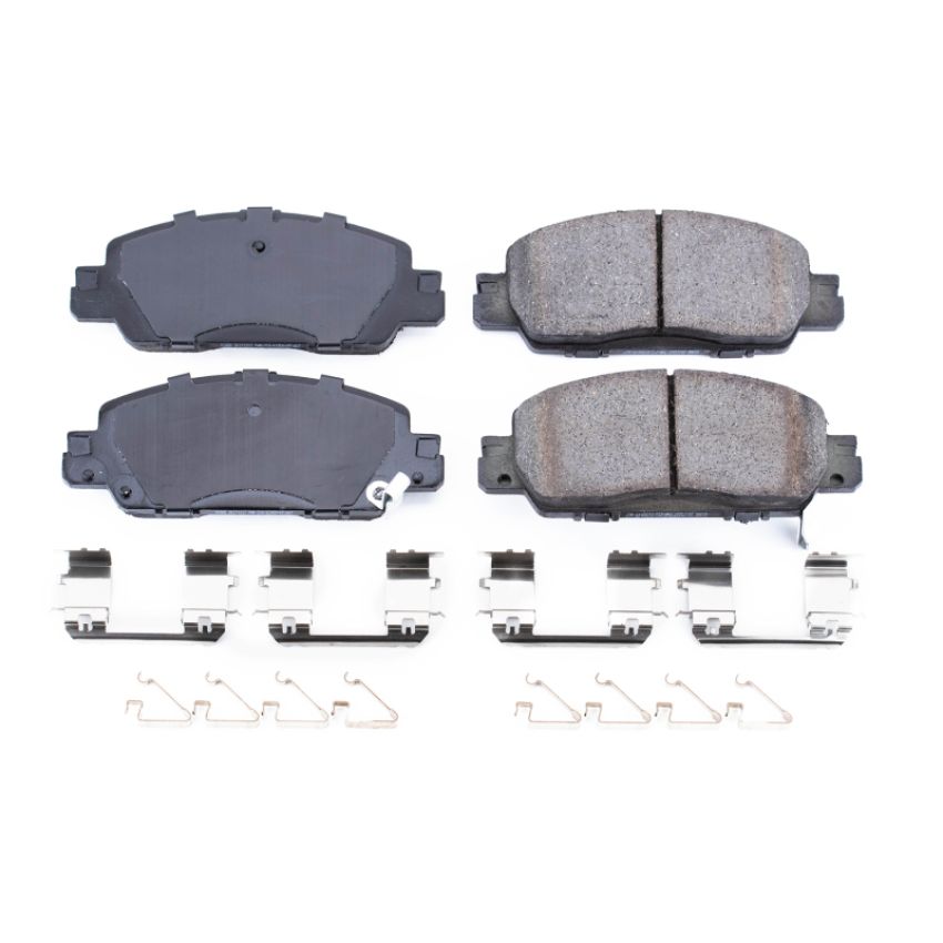 PowerStop 17-1860 PowerStop - Z17 Low-Dust Ceramic Brake Pads with Hardware
