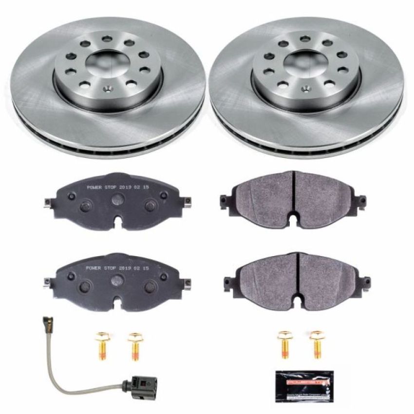 PowerStop TDSK7080 Track Day Spec High-Performance Brake Pad and Rotor Kit