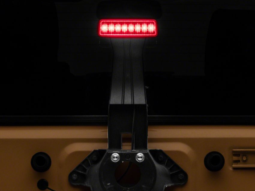 Raxiom J137870 07-18 Jeep Wrangler JK Axial Series Hyper Flash LED Third Brake Light- Red