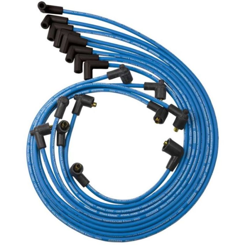 Moroso 72500 Custom Ignition Wire Set - Blue Max - Spiral Core