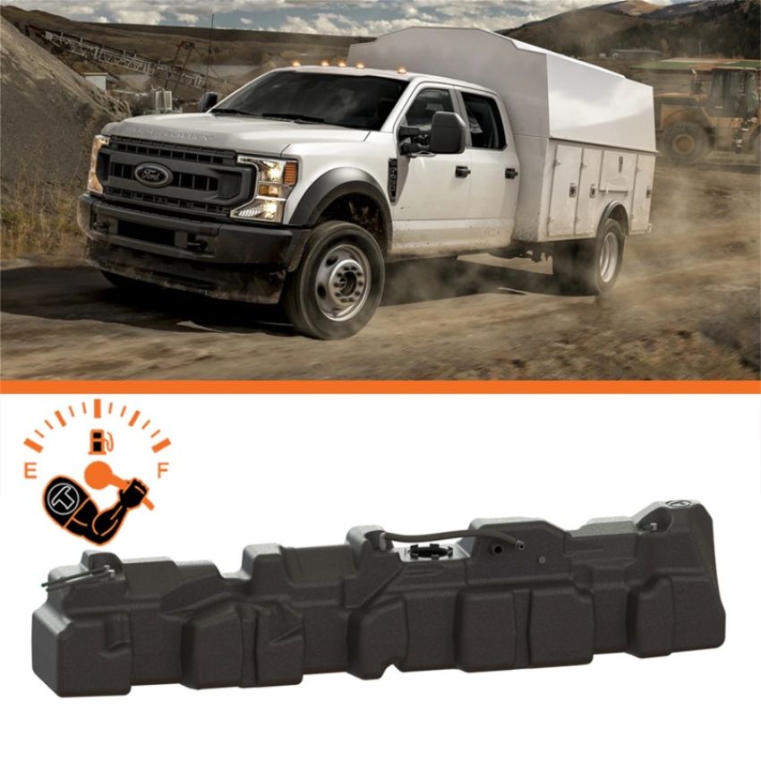 Titan Fuel Tanks 7020517 17-24 Ford 60in/80in Cab & Chassis 54 Gallon XXL Mid-Ship Fuel Tank