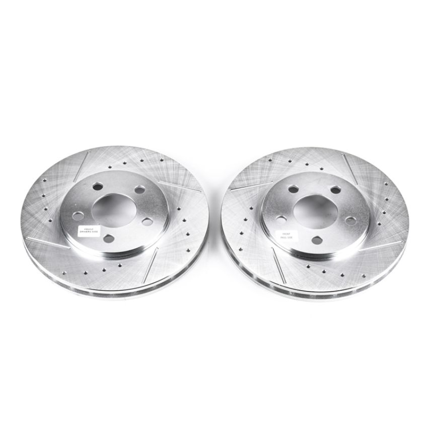 PowerStop AR8341XPR PowerStop Evolution Performance Drilled, Slotted & Plated Brake Rotor Pair