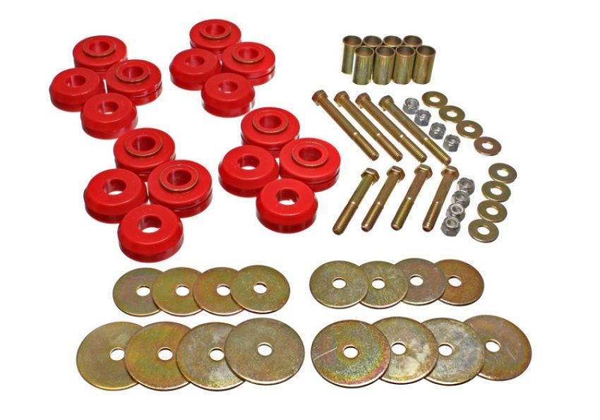 ENERGY SUSPENSION ENE4-4110R 66-77 Bronco Body Mnt w/Hardware