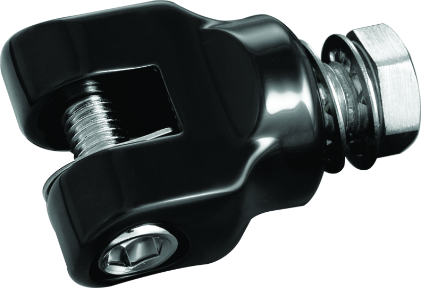Kuryakyn 7573 Short Magnum Peg Mounts With 1/2in-13 Mounting Bolts Black