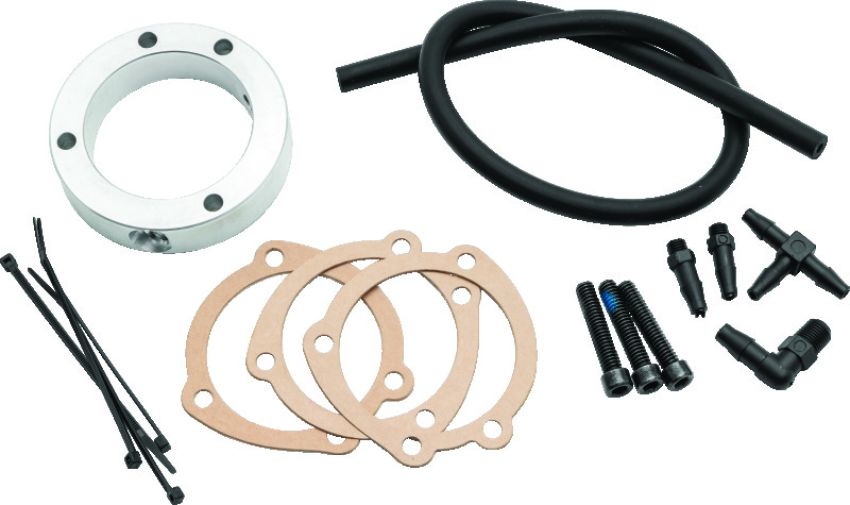 Kuryakyn 9928 Crankcase Breather Kit 07-23 XL Sportster Models