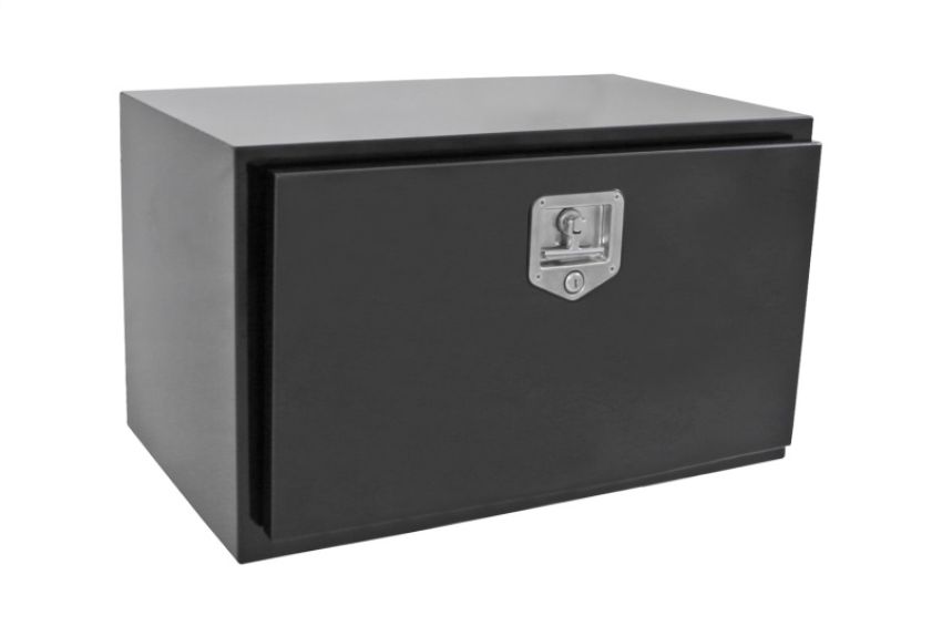 Dee Zee DZ61TB Deezee Universal Tool Box - Specialty Underbed Black BT Alum 24X18X18 (Txt Blk)