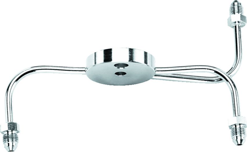 TwinPower 035451 Twin Power Chrome Junction Block Male AN3 Narrow Glide Custom