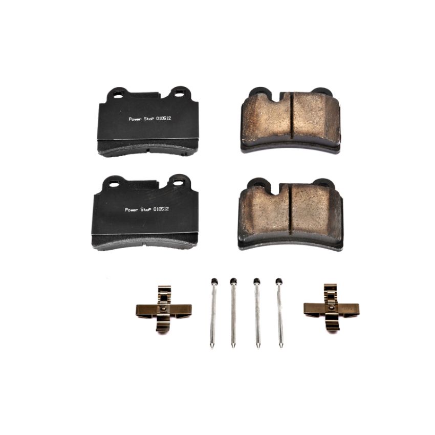 PowerStop 17-1277 PowerStop - Z17 Low-Dust Ceramic Brake Pads with Hardware