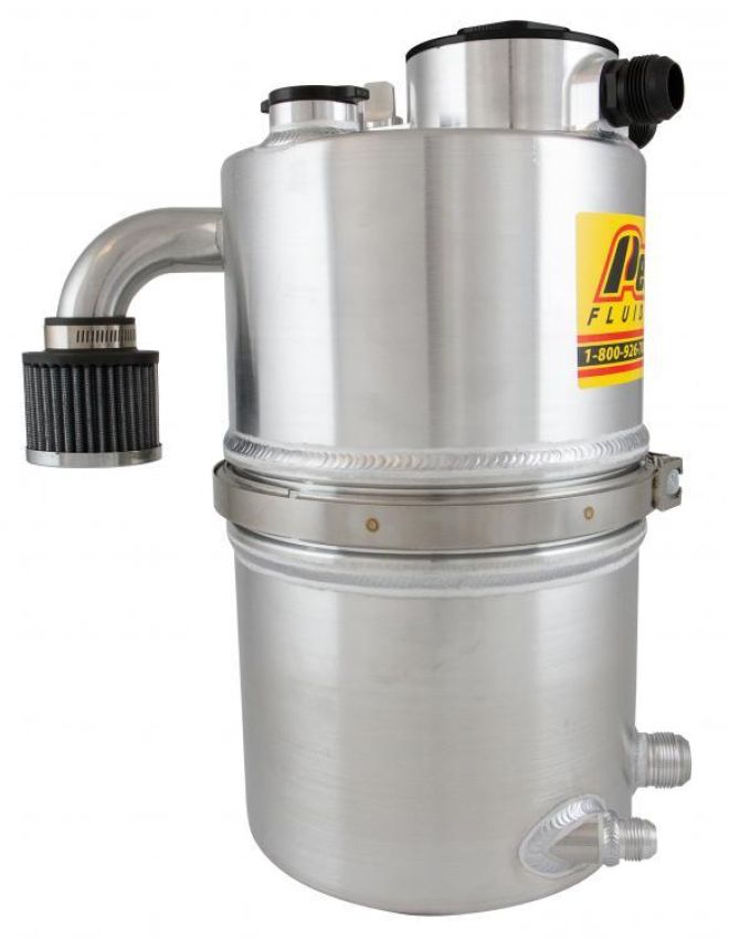 PETERSON FLUID PTR08-9016 Dry Sump Tank DLM 4 Gal. With Filter