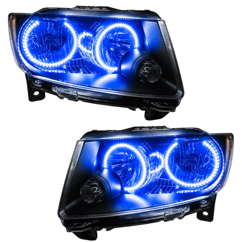 Oracle Lighting 7070-002 SMD Pre-Assembled Headlights, Non-HID, Chrome Bezel, Blue