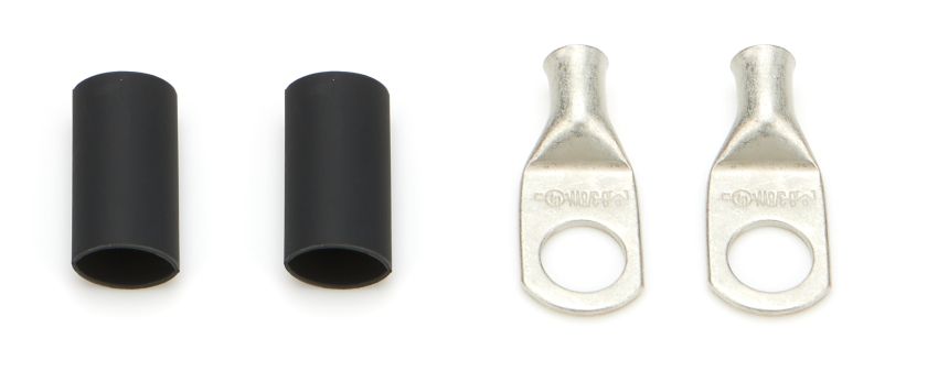 QUICKCAR RACING PRODUCTS QRP57-571 Ring Terminal 5/16in 8 Ga w/Heat Shrink Pair