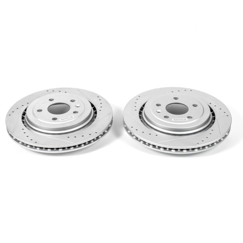 PowerStop AR82164XPR PowerStop Evolution Performance Drilled, Slotted & Plated Brake Rotor Pair
