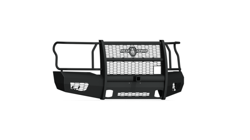 Road Armor 6181VF26B 18-20 Ford F-150 Vaquero Front Bumper Full Guard 2in Receiver - Tex Blk