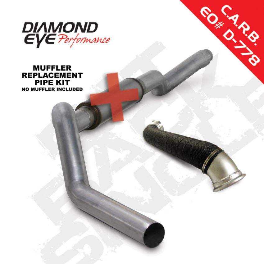 Diamond Eye Performance K5123A-RP Diamond Eye KIT 5in CB MRP SGL w/ TDP AL 06-07 Chevy/GMC 6.6L Duramax 2500/3500