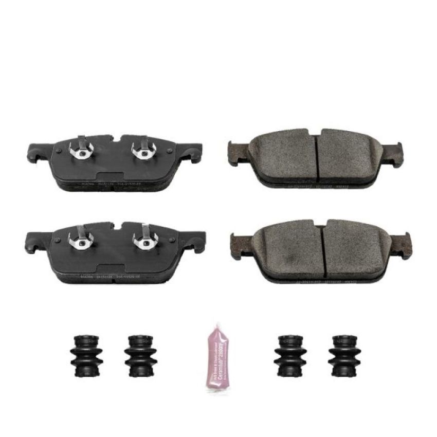 PowerStop Z23-1636A PowerStop - Z23 Daily Driver Carbon-Fiber Ceramic Brake Pads with Hardware Kit