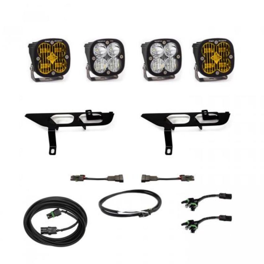 Baja Designs 447700UP Squadron SAE/Pro Fog Pocket Light Kit