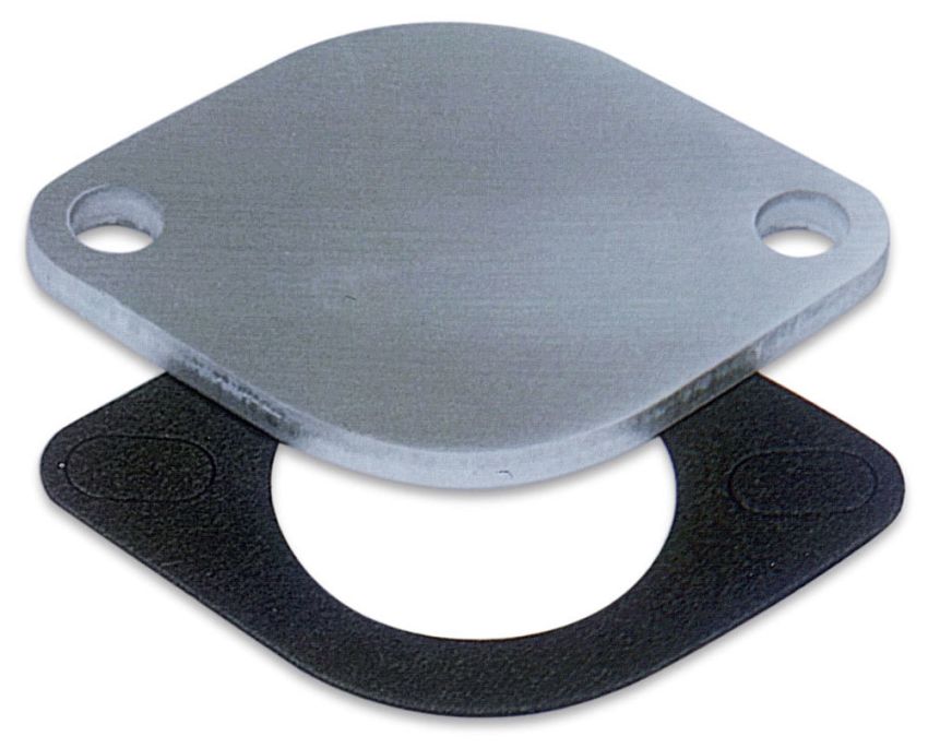 Moroso 63471 Chevrolet V8/90 Degree V6 Waterneck Block-Off Plate - 1/2in - Aluminum
