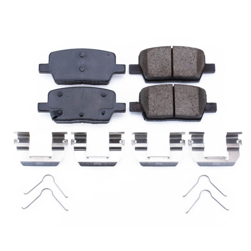 PowerStop 17-1914 PowerStop - Z17 Low-Dust Ceramic Brake Pads with Hardware
