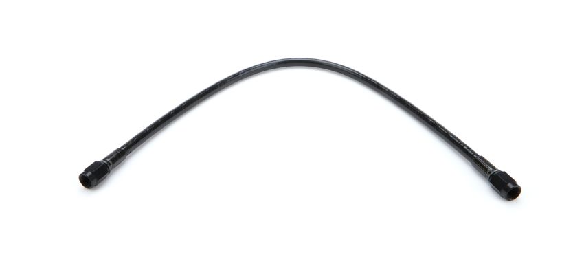 FRAGOLA FRG312016-BL #3 PTFE Hose Str x Str 16in Length w/Blk Cover