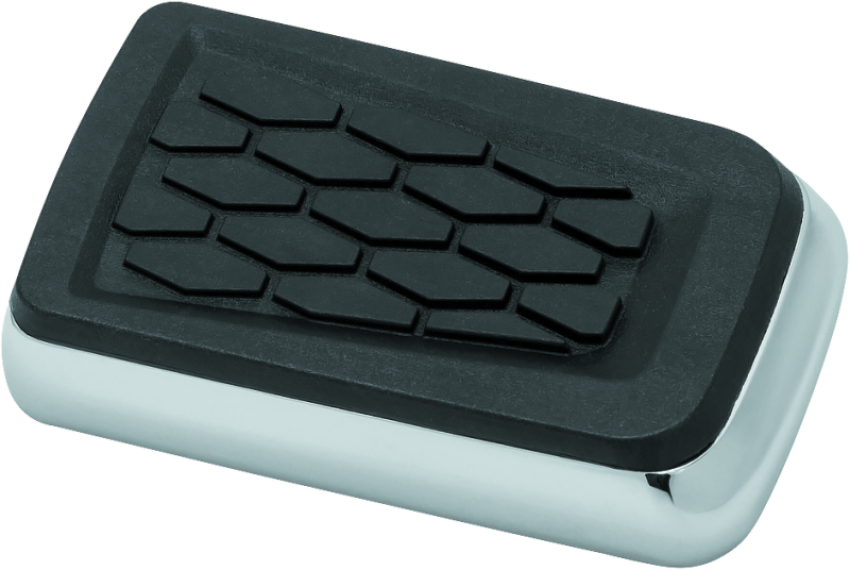 Kuryakyn 5916 Hex Brake Pedal Pad Chrome