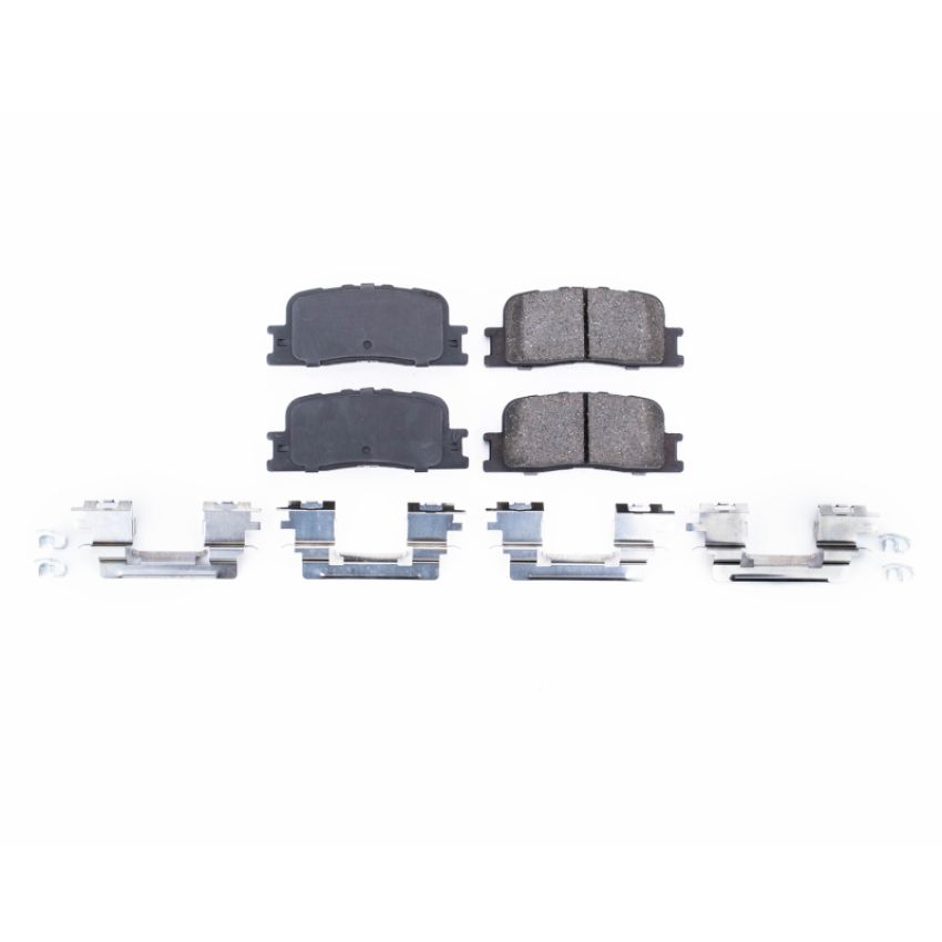 PowerStop 17-906 PowerStop - Z17 Low-Dust Ceramic Brake Pads with Hardware