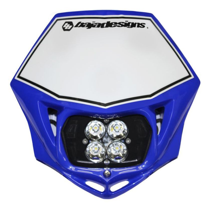 Baja Designs 557001BU Motorcycle Squadron Sport (D/C) Headlight Kit w/ Shell
