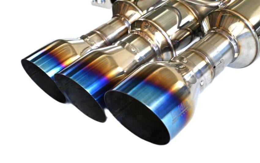 Invidia HS22CTRFGM3STL 22+ HONDA CIVIC TYPE-R FL5 R400 SINGLE LAYER TI TIP FULL CAT-BACK (NON POLISH PIPE)