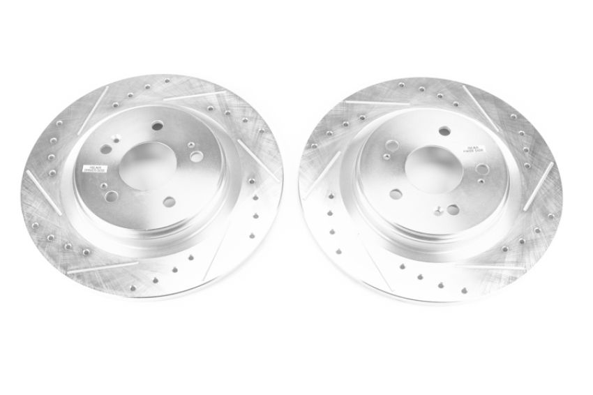 PowerStop JBR1756XPR PowerStop Evolution Performance Drilled, Slotted & Plated Brake Rotor Pair