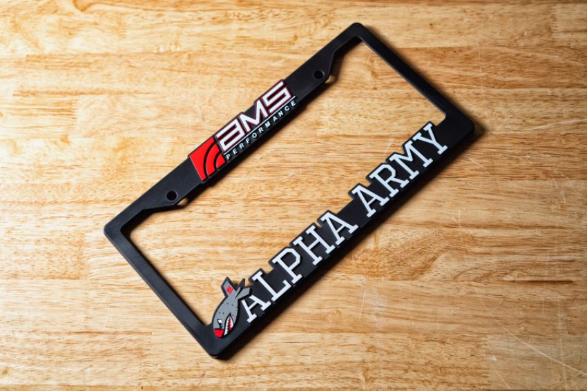 AMS AMS.00.16.0002-1 Performance  / Alpha Army License Plate Frame