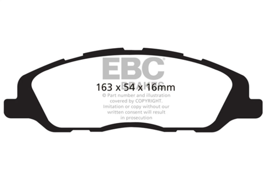 EBC Brakes DP31868C Redstuff Ceramic Low Dust Brake Pads