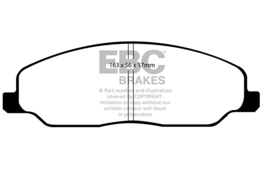 EBC Brakes DP31740C Redstuff Ceramic Low Dust Brake Pads