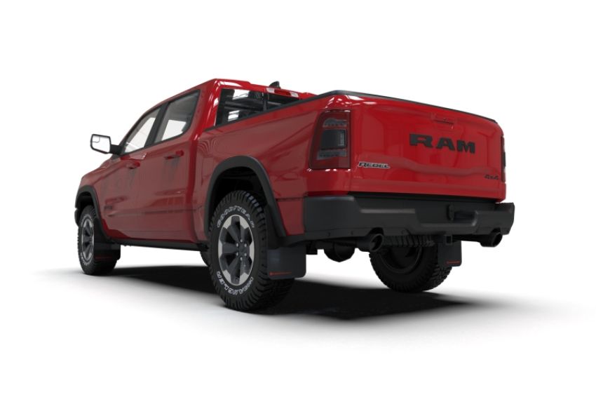 Rally Armor MF98-UR-BLK-RD Black Mud Flap/Red Logo
