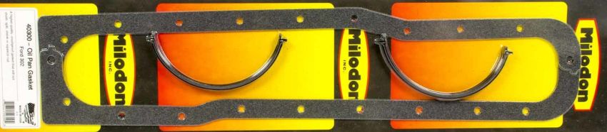 MILODON MIL40300 Oil Pan Gasket Set - SBF 302
