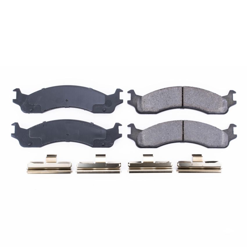 PowerStop 17-655 PowerStop - Z17 Low-Dust Ceramic Brake Pads with Hardware