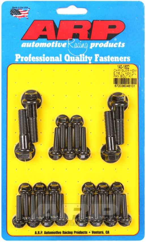 ARP ARP140-1802 Oil Pan 6pt Bolt Kit Mopar 5.7L/6.1L Hemi