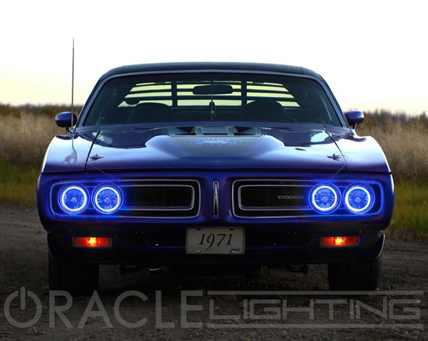 Oracle Lighting 6904-002 ORACLE Lighting Pre-Installed Lights 5.75 IN. Sealed Beam - Blue Halo