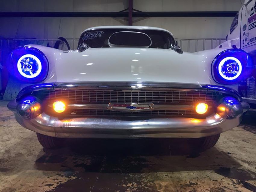 Oracle Lighting 6905-002 Pre-Installed Lights 7 IN. Sealed Beam - Blue Halo