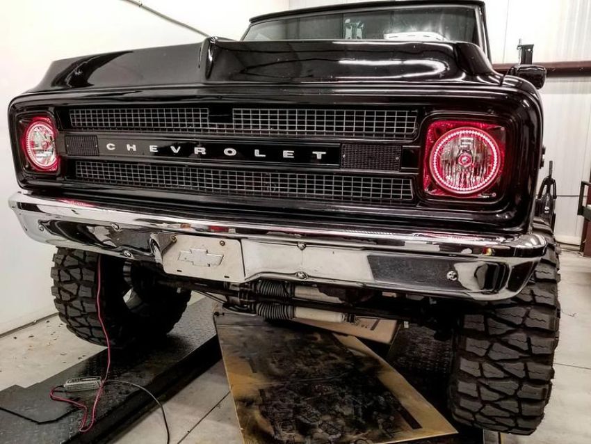 Oracle Lighting 6905-003 Pre-Installed Lights 7 IN. Sealed Beam - Red Halo