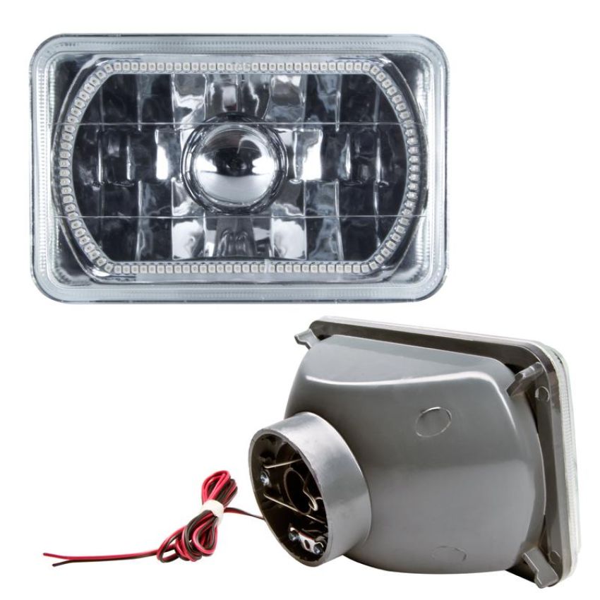 Oracle Lighting 6909-003 Pre-Installed Lights 4x6 IN. Sealed Beam - Red Halo