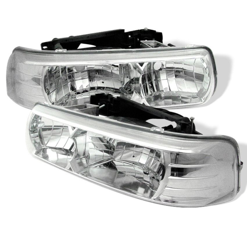 SPYDER 5012487 Crystal Headlights - Chrome