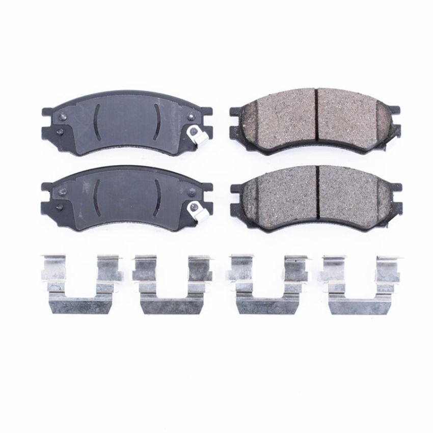 PowerStop 17-507 PowerStop - Z17 Low-Dust Ceramic Brake Pads with Hardware