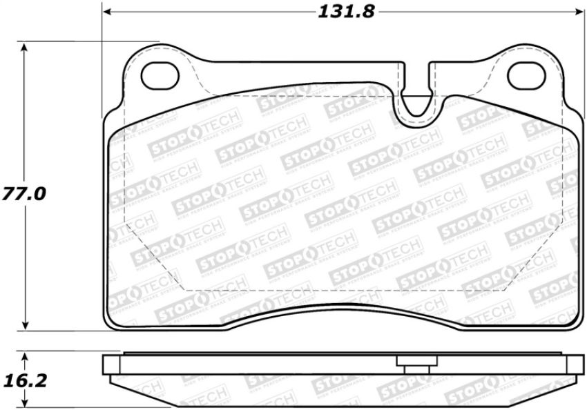 Stoptech 308.12630 Street Brake Pads