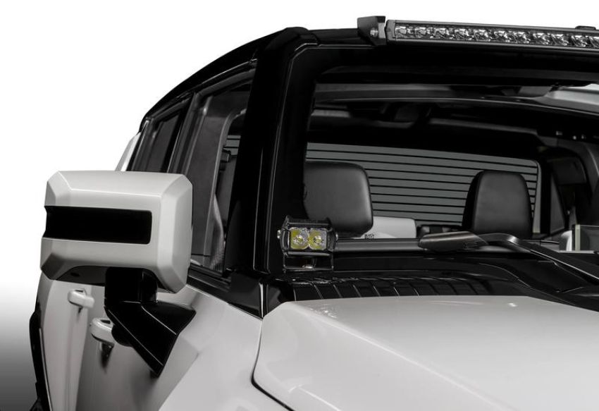 Oracle Lighting 6922-504 ORACLE Lighting 2022-2024 Hummer EV Aux Light A-Pillar/ Hood Mount Brackets