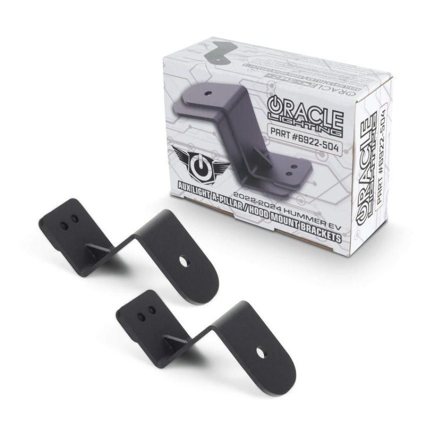 Oracle Lighting 6922-504 ORACLE Lighting 2022-2024 Hummer EV Aux Light A-Pillar/ Hood Mount Brackets