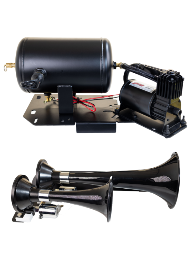 Kleinn Air Horns GMTRK-3 Kleinn 07-18 Chevrolet Silverado Avalanche Onboard Air System w/220 Horns
