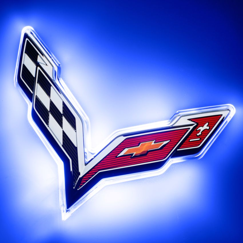 Oracle Lighting 3633-002 Blue Rear Illuminated Emblem, Single Intensity