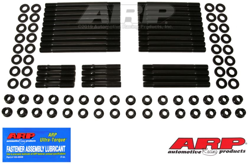 ARP 235-4725 Chevy Big Block MKIV w/ Merlin Heads 10 long Exhaust Stud Undercut 12pt Head Stud Kit