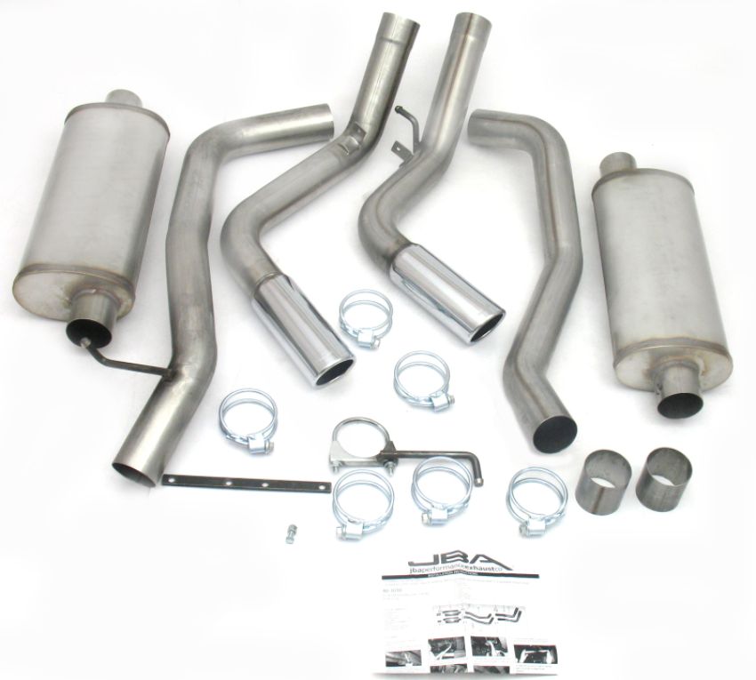 JBA 40-3030 01-06 Chevrolet Silverado 2500/3500 HD 6.0/8.1L 409SS Pass Side Dual Exit Cat-Back Exhaust