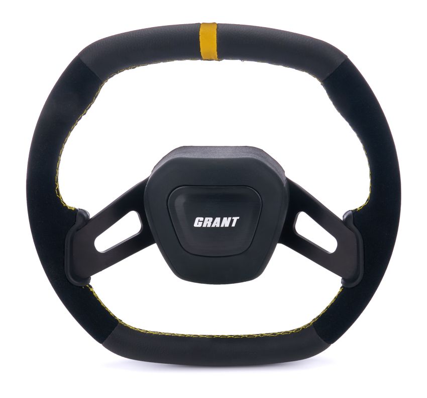GRANT GRT684 C8 Performance Steering Wheel Yellow Center