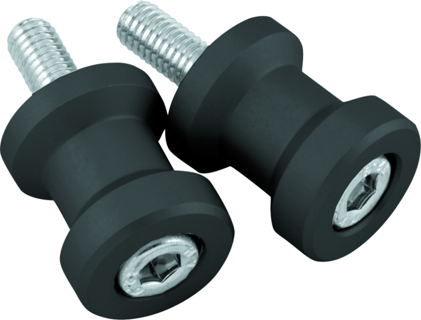 BikeMaster 151624 Alum Spool Kit H/D - 8mm - Black